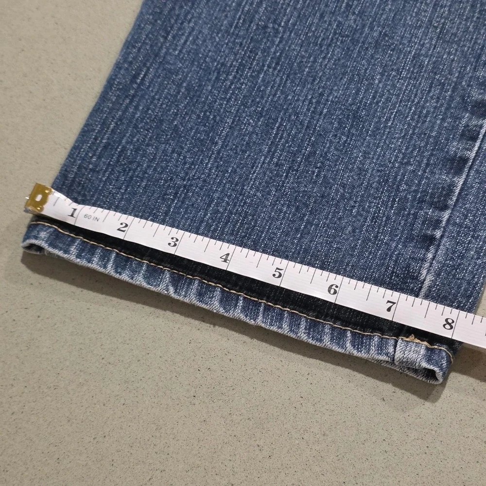 Gloria Vanderbilt Amanda High Rise Tapered Jeans Medium Wash Blue Womens Size 12